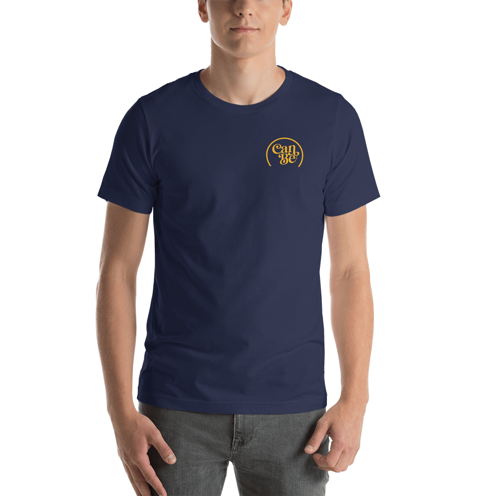 CanBe Navy / XS CanBe CBD Chest Crest t-shirt - Unisex