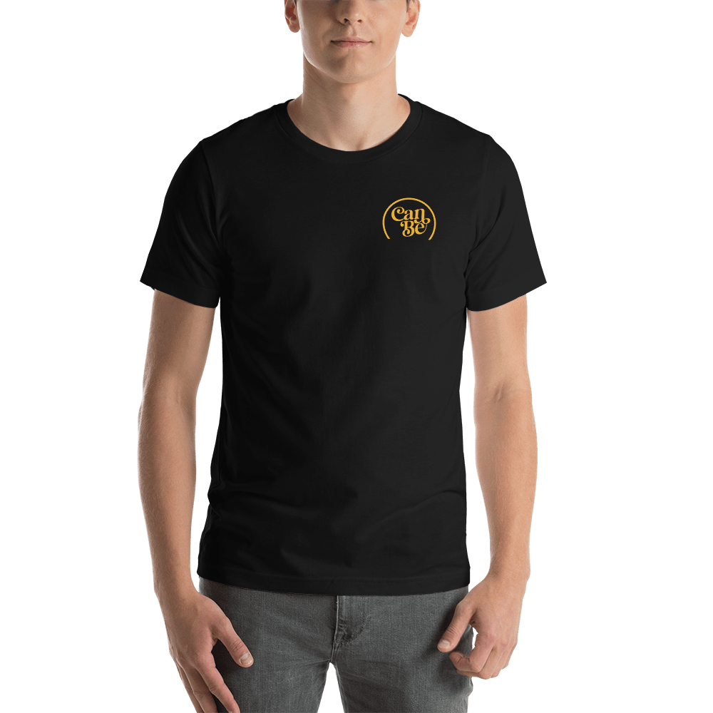Hemprove UK Black / XS CanBe CBD Chest Crest t-shirt - Unisex